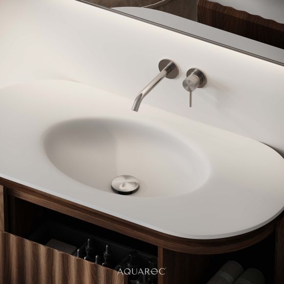 Niche Brushed Stainless Steel Unslotted Click Clack Basin Waste